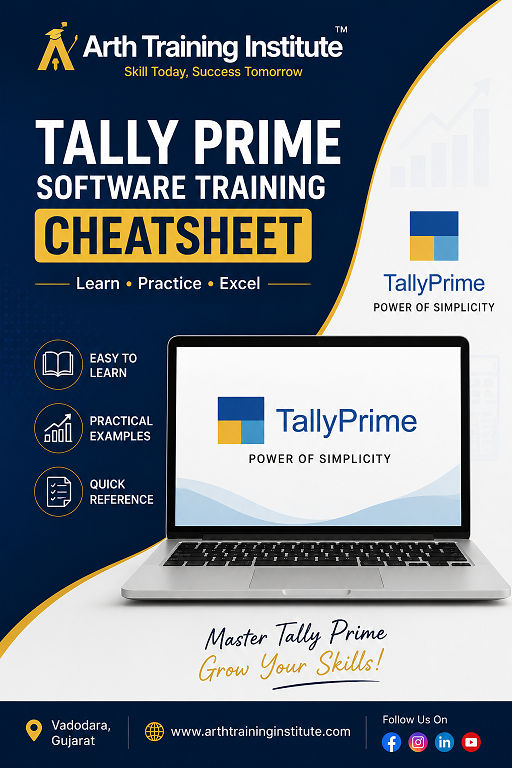 Tally Prime Software Training Cheatsheet