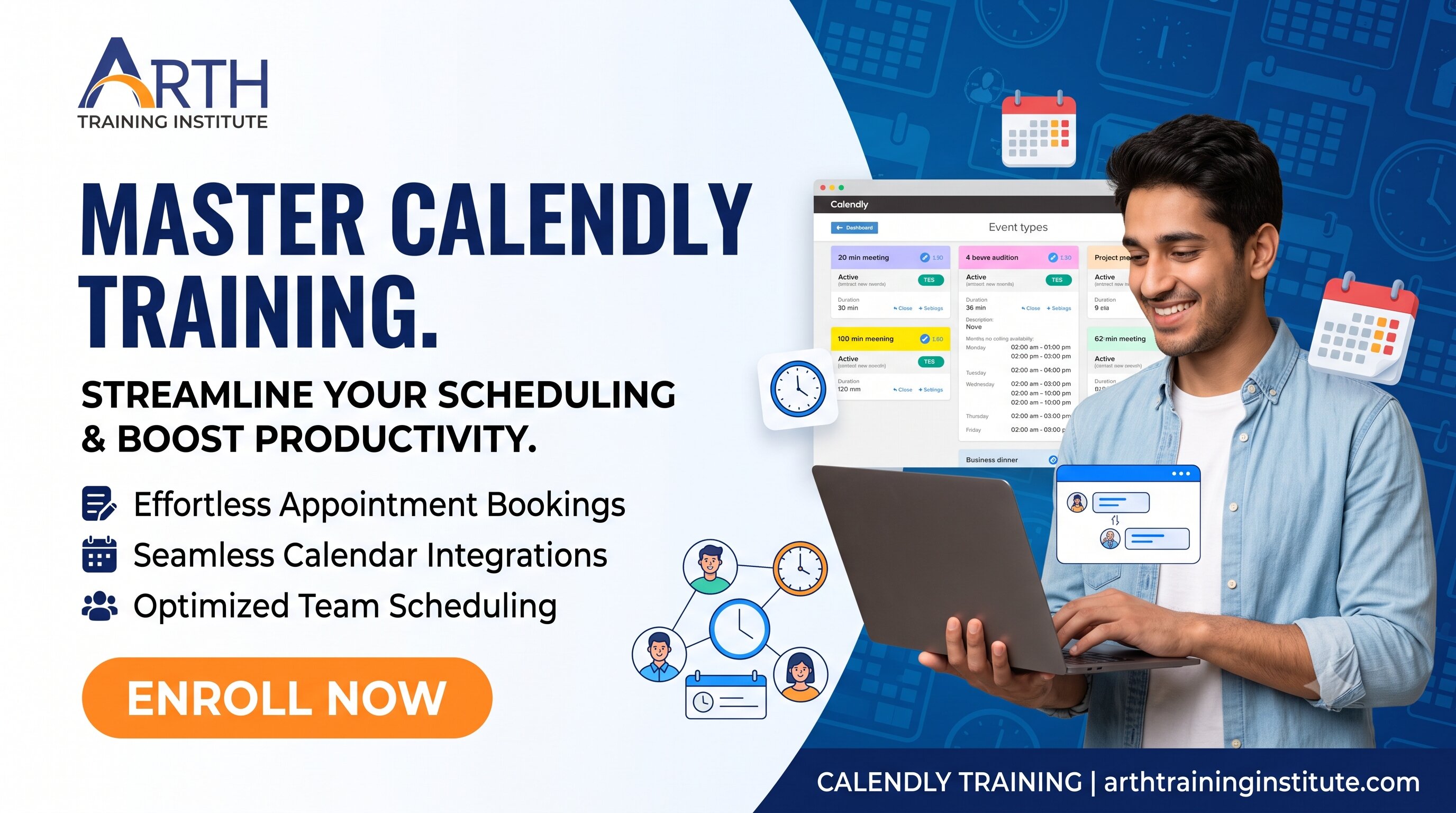 Calendly training classroom at Arth Training Institute, Vadodara